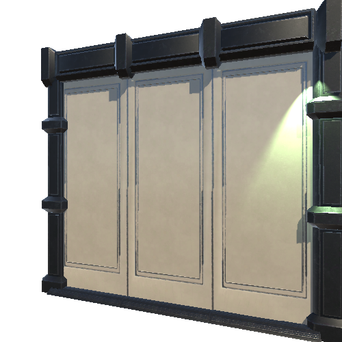 KLURA Design Sci Fi Style 1 3 part door